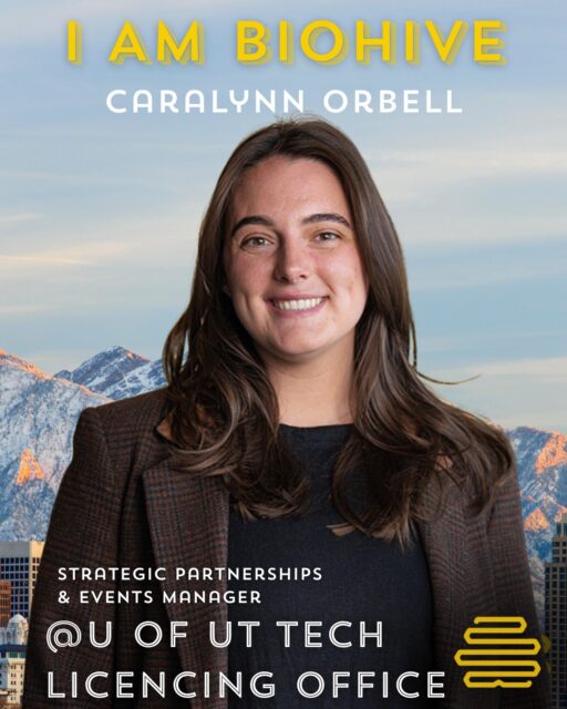 🐝 #IAMBIOHIVE - Caralynn Orbell 🐝 

Caralynn, will you BEE our Galentine? 💛 

Thank you so much to Caralynn for crocheting the BioHive team our amazing new mascot, Beeatrice (pictured below)! 

Caralynn is a community builder, working as the Strategic Partnerships and Events Manager for University of Utah Technology Licensing Office. She shows up in her community by hosting events, participating in Biohive and other ecosystem events and supporting the bridge between students, researchers and industry.

Thank you Caralynn for evgerything you do do support the life science community here in Utah! hashtag#IAMBIOHIVE