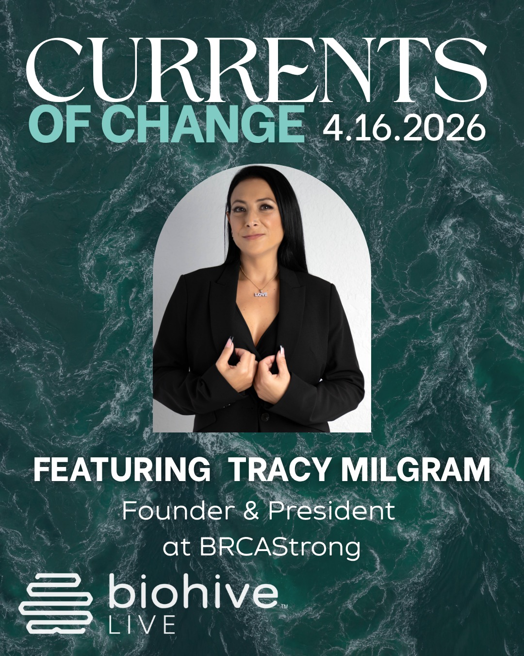 🐝 BioHive Live 2026 Speaker Announcement - Tracy Milgram 🐝

Tracy Milgram, Founder & President at BRCAStrong, is a 20-year previvor and passionate advocate. Tracy has transformed her personal journey into a powerful movement that has impacted thousands nationwide. 

Under her leadership, BRCAStrong has provided over 10,000 premastectomy care packages while expanding its mission to include education, advocacy, community events, genetic awareness and body empowerment initiatives such as the Dear Body Project and the Beyond the Tide fashion show.

She is a nationally recognized speaker, advocate and changemaker, and a recipient of the Presidential Lifetime Achievement Award for her dedication to service and impact. She also serves as Chair of the Screening and Early Detection Committee for the Florida Cervical Cancer Elimination Effort.

Don’t miss the chance to hear from Tracy at BioHive Live on April 16. With over 20 years of experience navigating the currents of change in both her career and personal life, Tracy will share what it takes to navigate what’s ahead.

Learn more and register at the link in bio🔗
